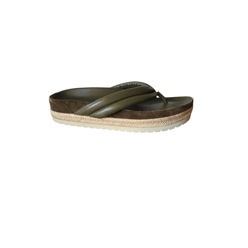 VINCE ESPADRILLE SLIDE SZ 8 retail 280.00