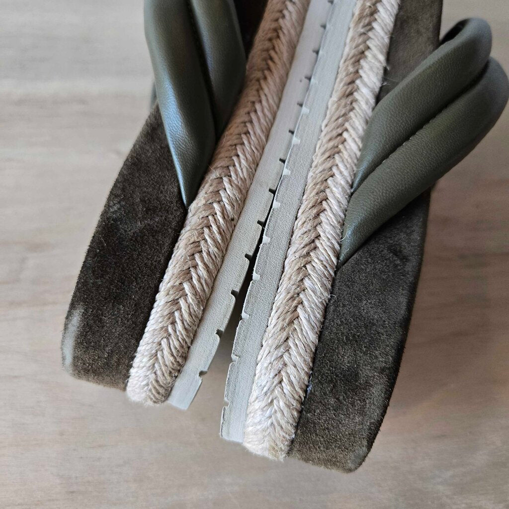 VINCE ESPADRILLE SLIDE SZ 8 retail 280.00