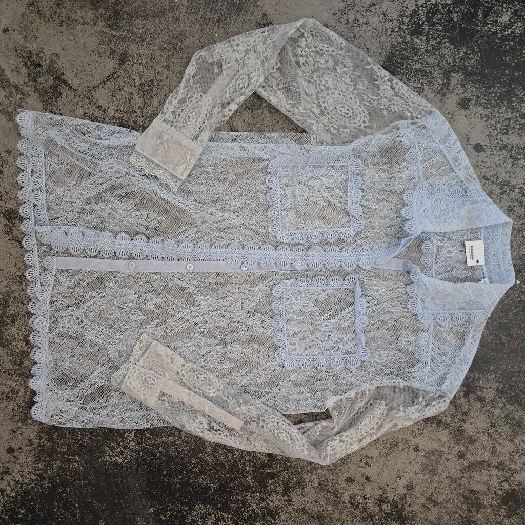BURBERRY LACE SHIRT SZ 6