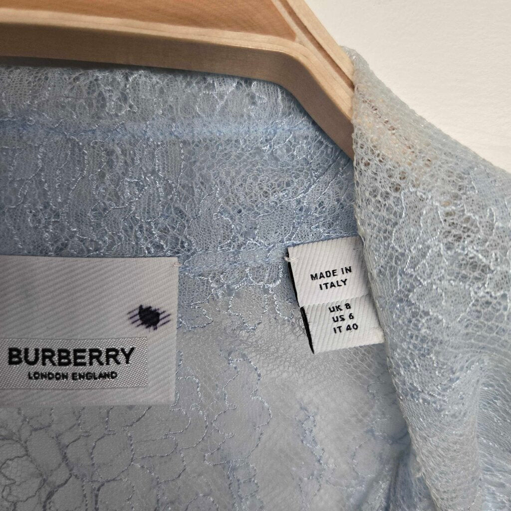 BURBERRY LACE SHIRT SZ 6