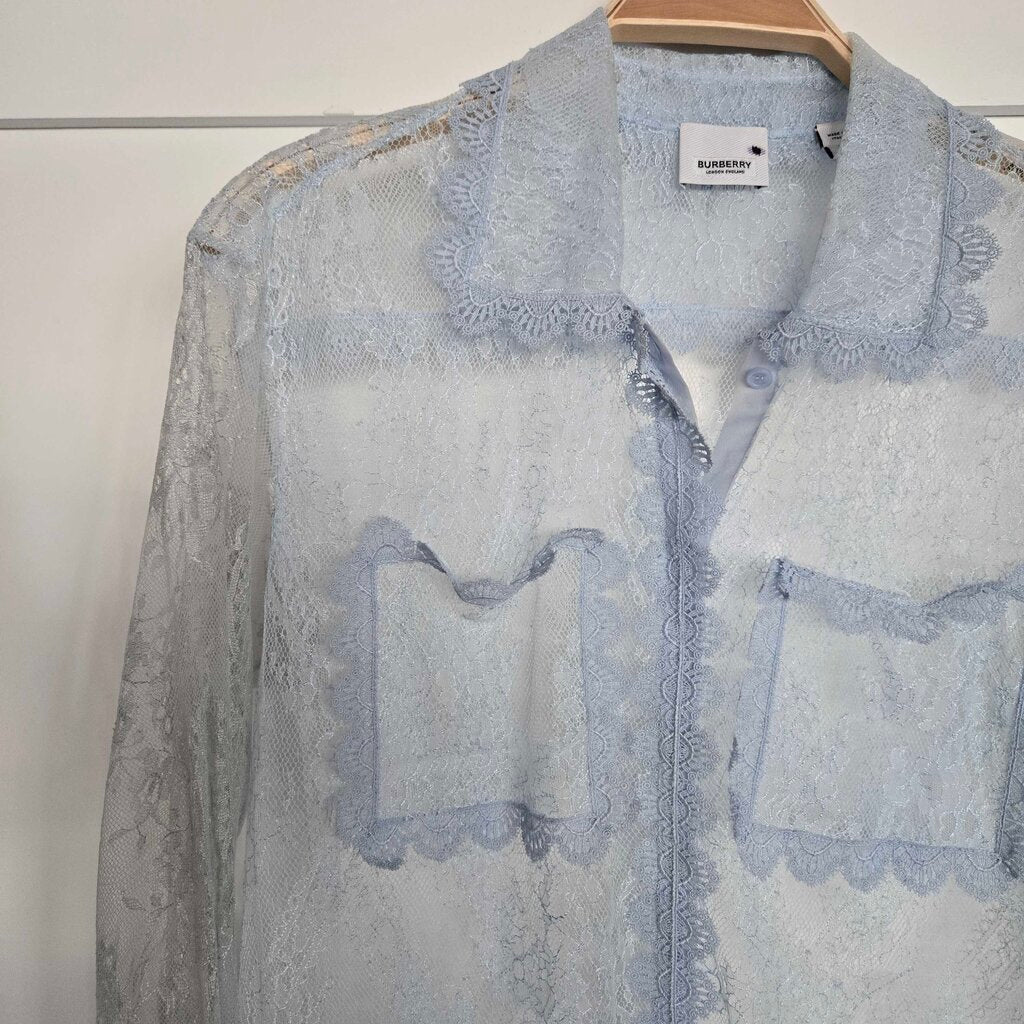 BURBERRY LACE SHIRT SZ 6
