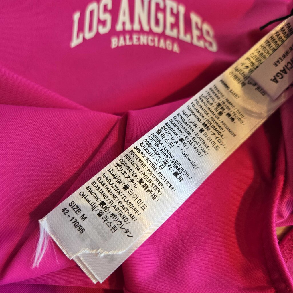 BALENCIAGA FUSHIA SWIM SZ MEDIUM new 595.00