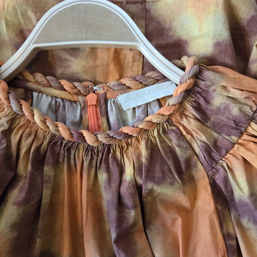 ULLA JOHNSON kaya ruffle retail 360.00 SZ 4 SMALL W