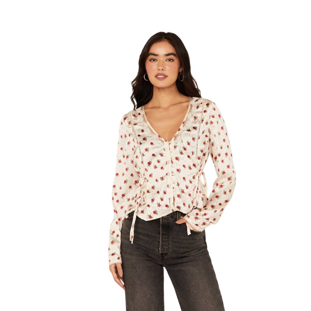 FREE PEOPLE FIELD of ROSES XS B2