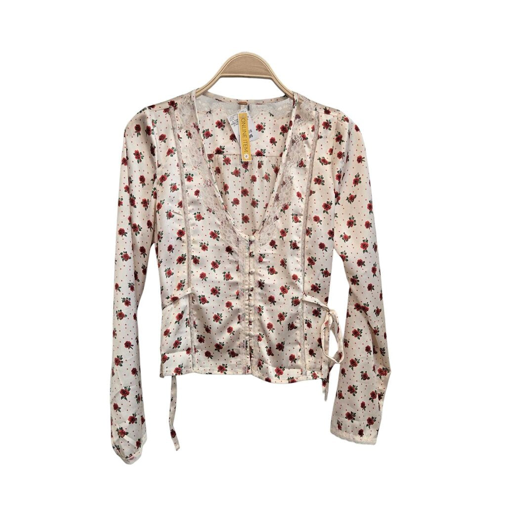 FREE PEOPLE FIELD of ROSES XS B2
