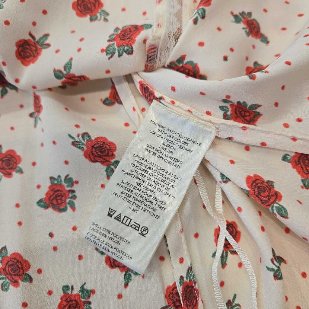 FREE PEOPLE FIELD of ROSES XS B2