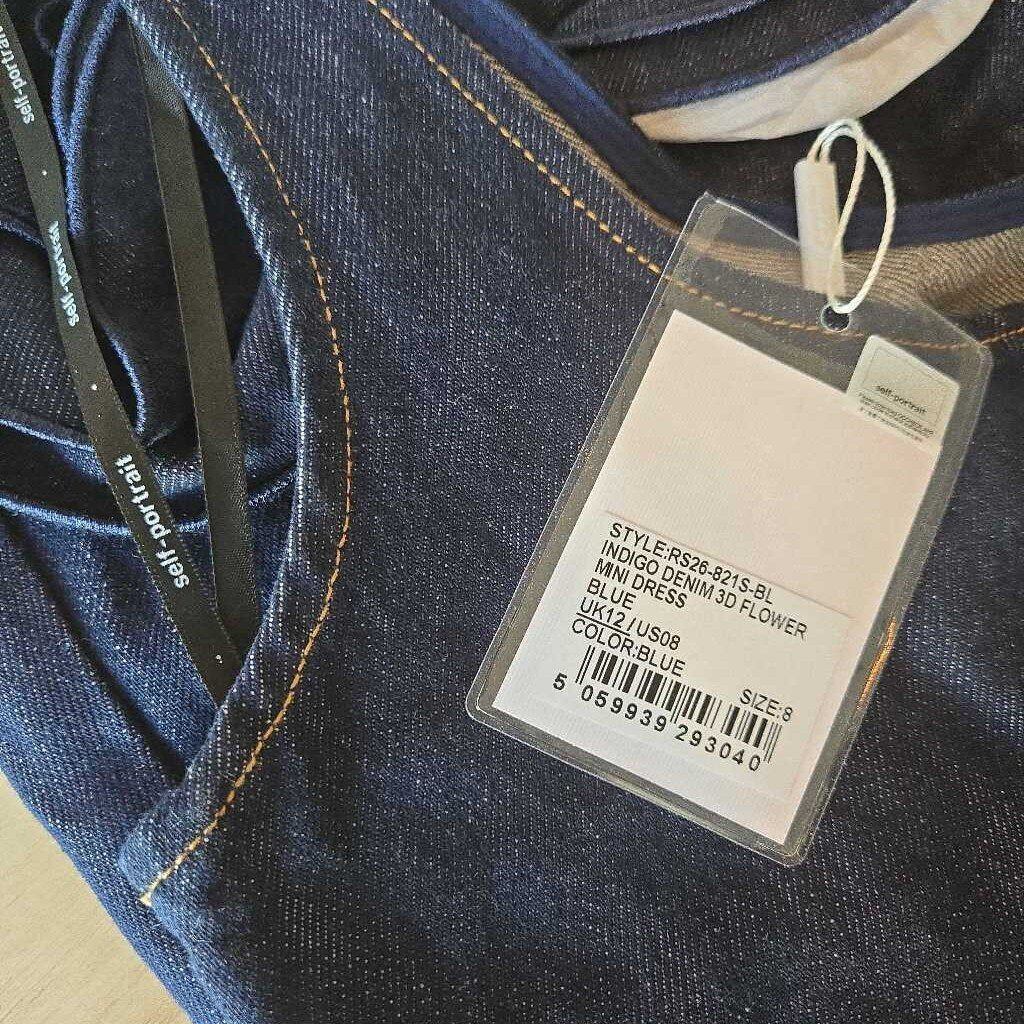SELF-PORTRAIT 3D FLOWER SZ 8 new 455.00 W