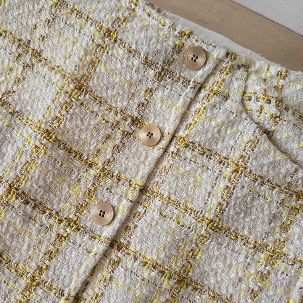 CABI COCO TWEED SKIRT SZ 8