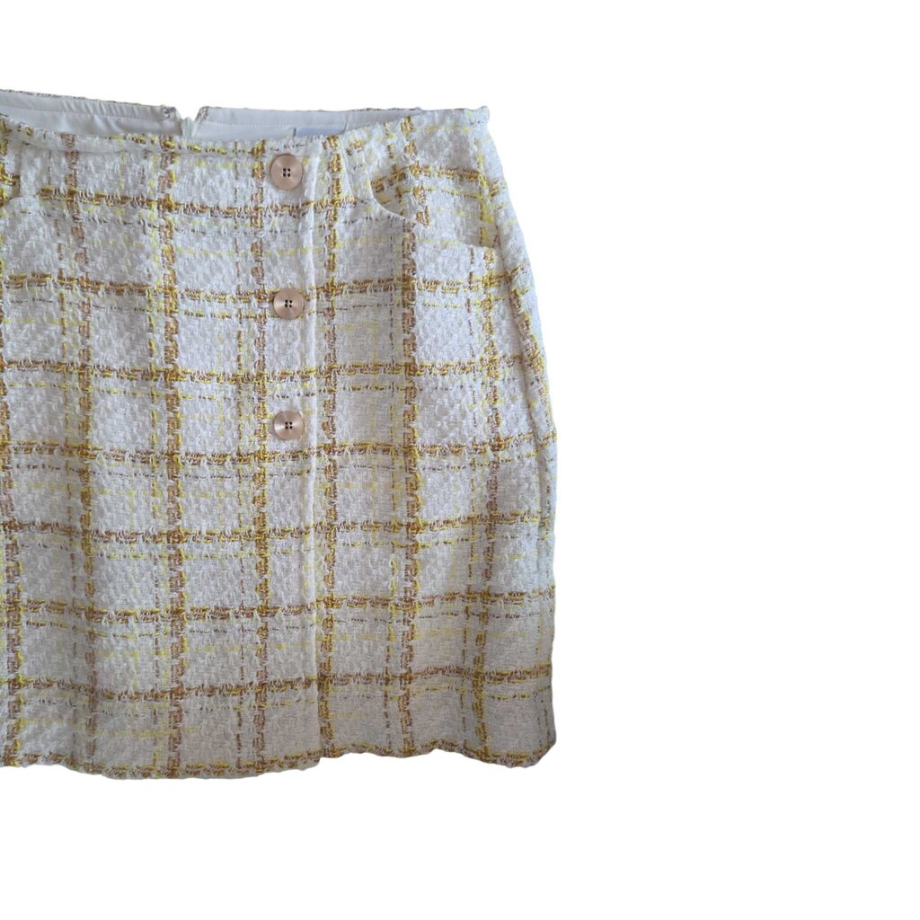 CABI COCO TWEED SKIRT SZ 8