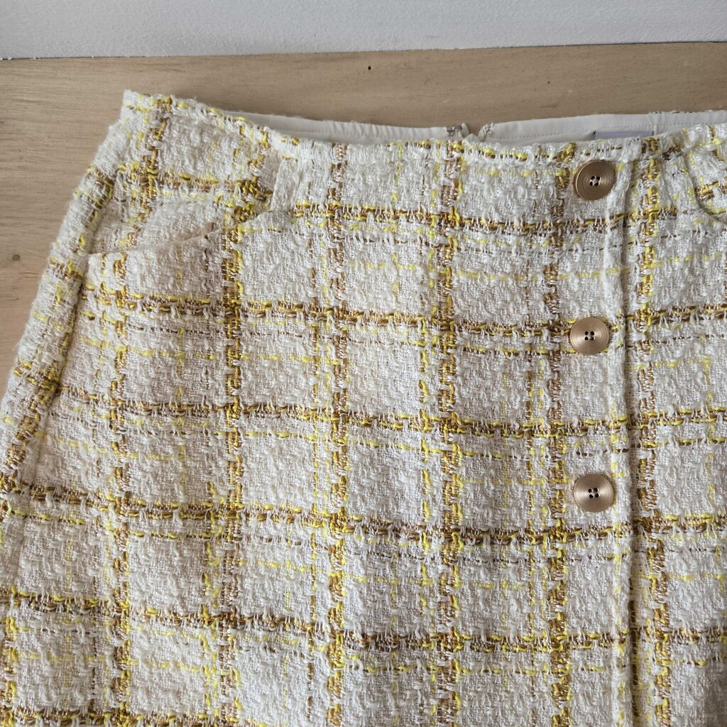 CABI COCO TWEED SKIRT SZ 8