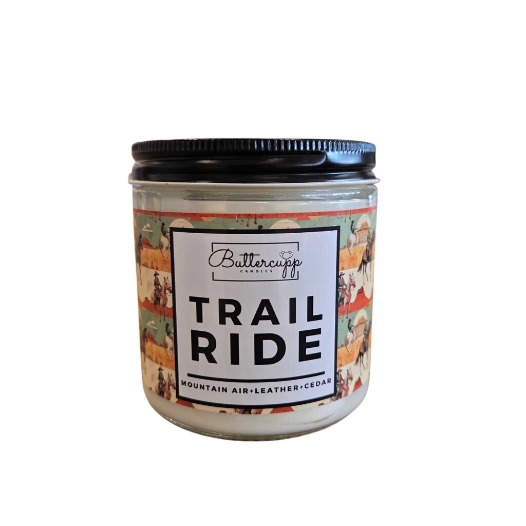 12 oz Jar Trail Ride Soy Candle