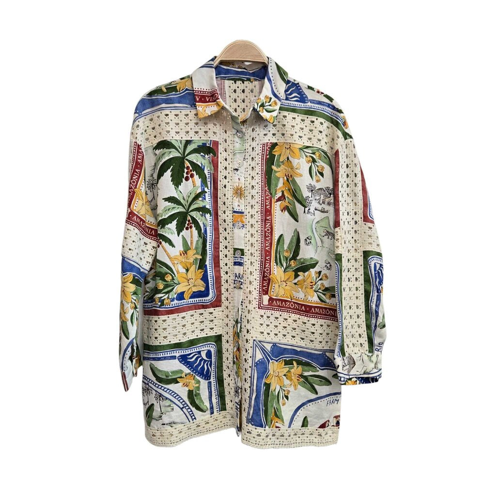 FARM RIO SZ XS oversized NEW 248.00 W