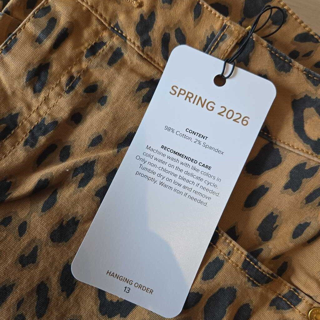 CABI CHEETAH BARREL new 159.00 SZ 2 W