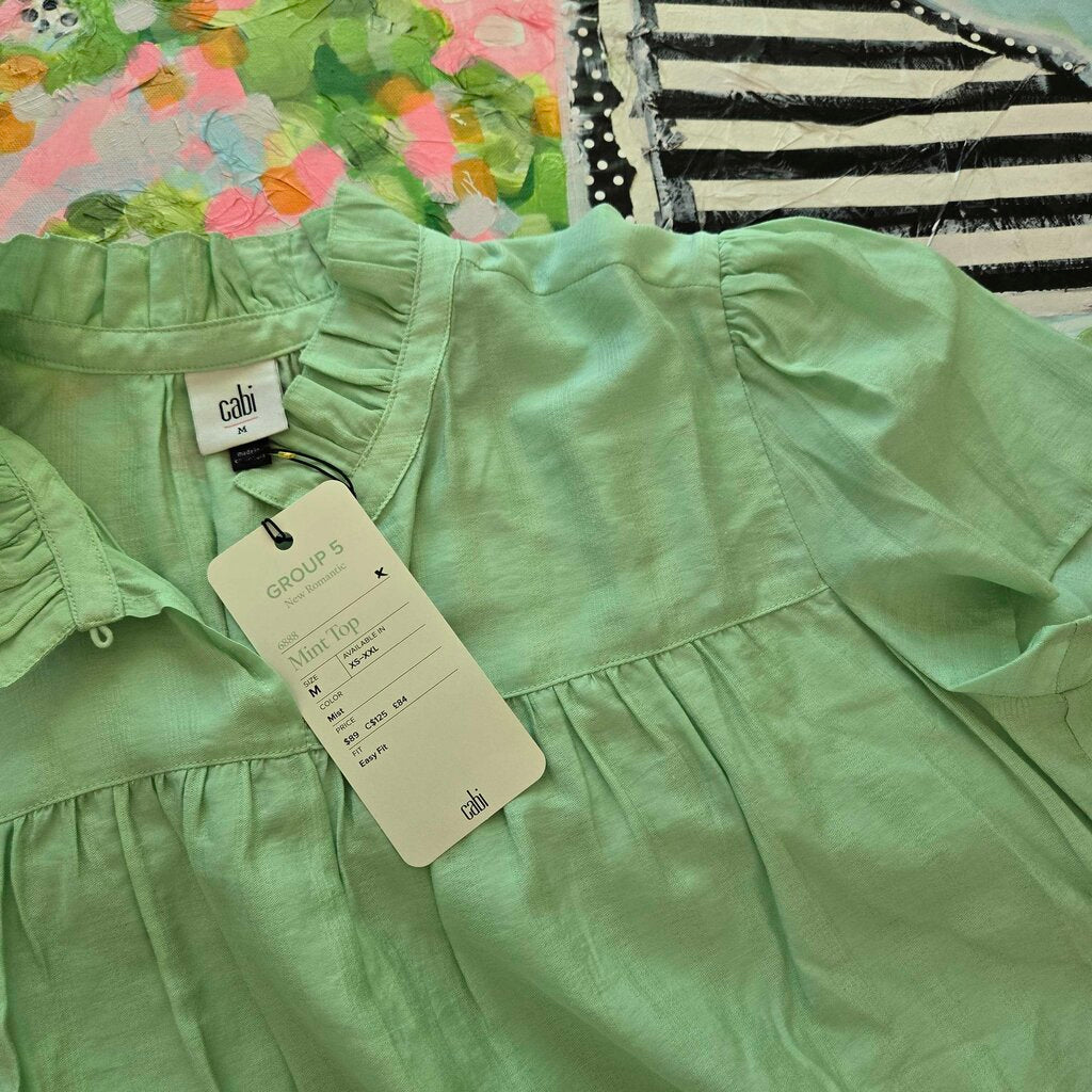 CABI MINT TOP new 89.00 SZ MEDIUM B1