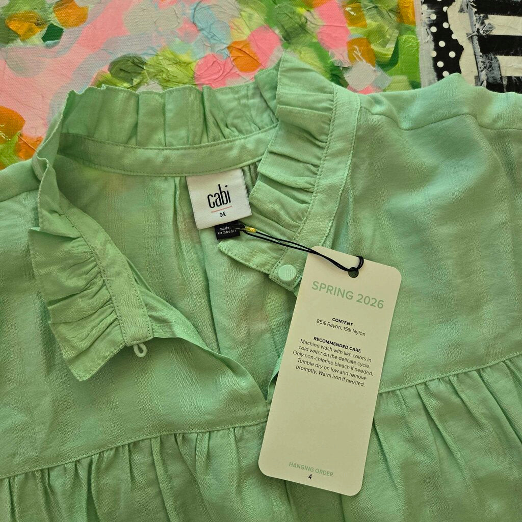 CABI MINT TOP new 89.00 SZ MEDIUM B1