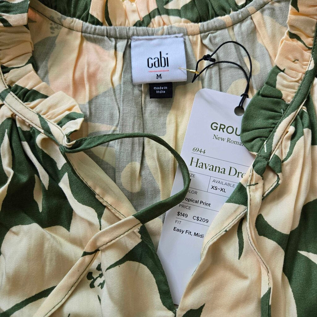 CABI HAVANA DRESS new 149.00 SZ MEDIUM W