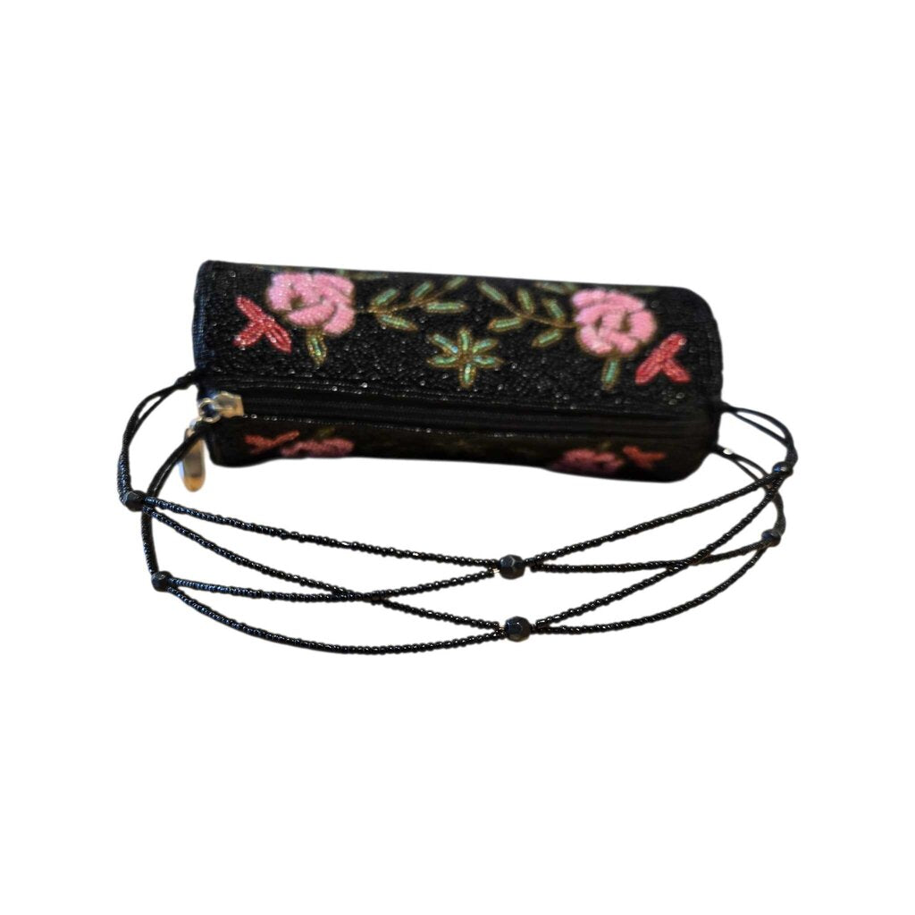 FLORAL BEADED PURSE