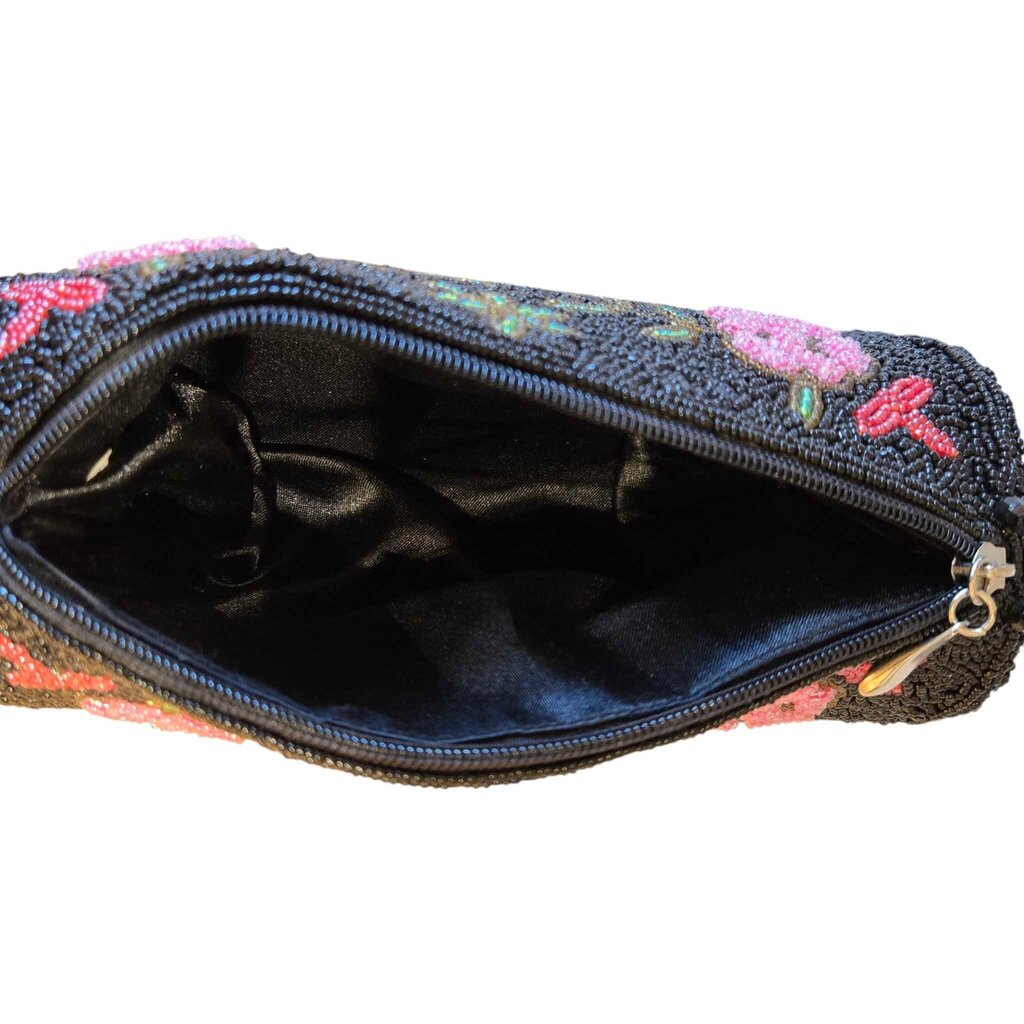 FLORAL BEADED PURSE