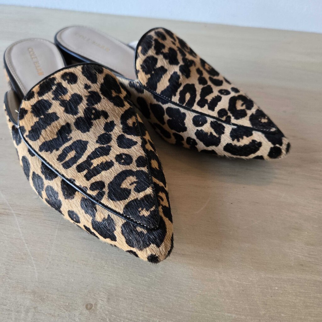 COLE HAAN calf hair MULE SZ 6.5