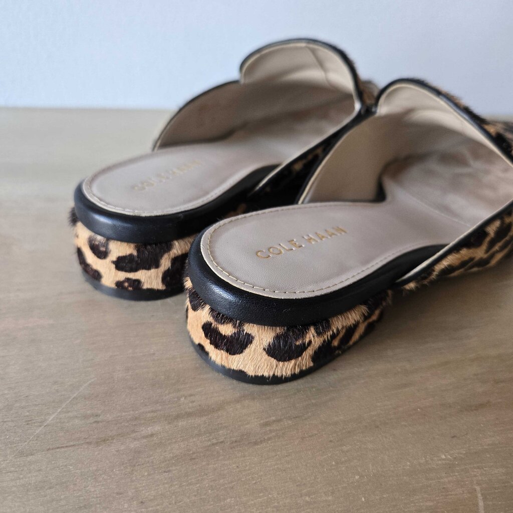 COLE HAAN calf hair MULE SZ 6.5