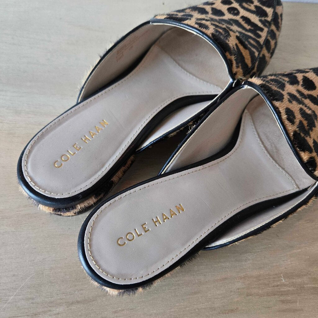 COLE HAAN calf hair MULE SZ 6.5