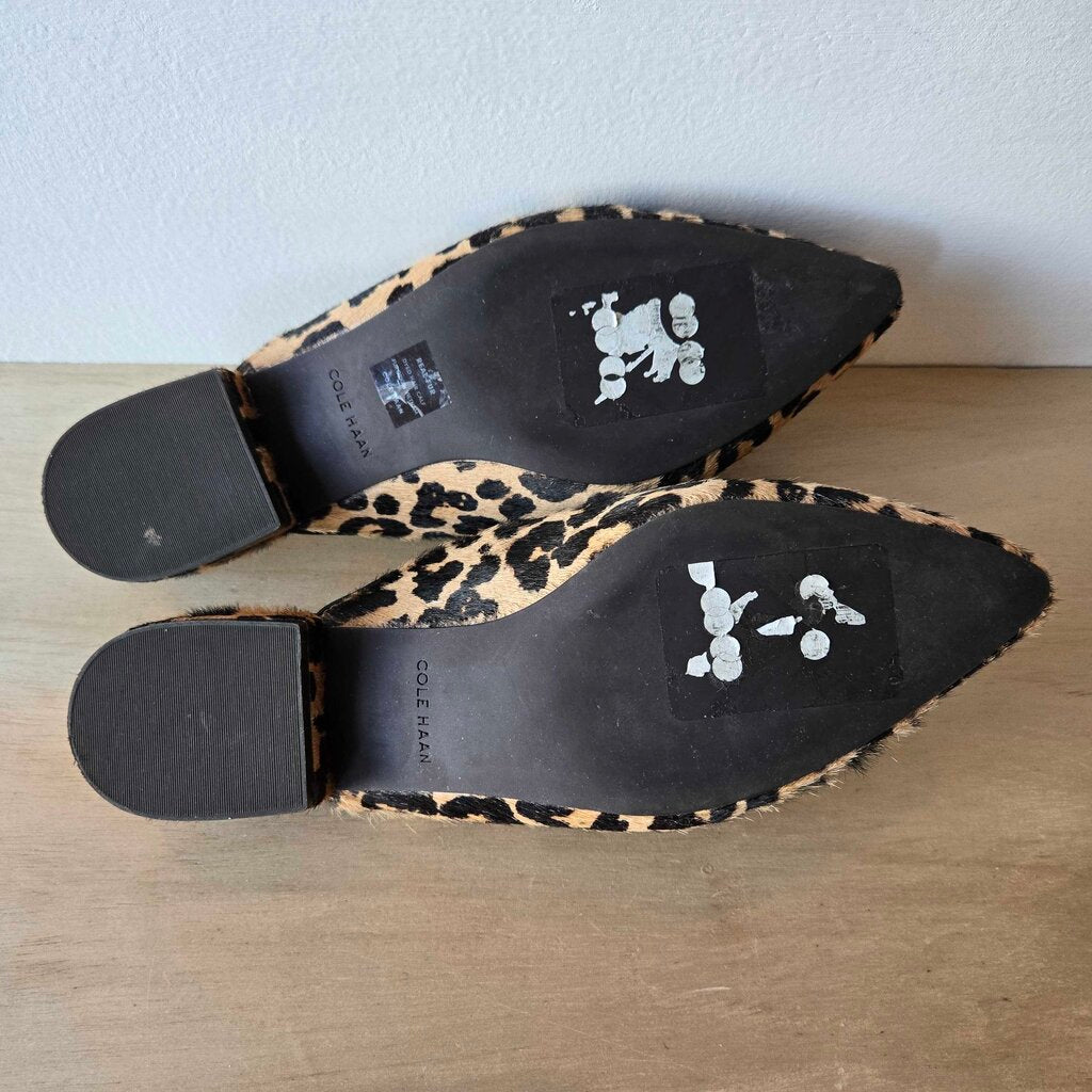 COLE HAAN calf hair MULE SZ 6.5