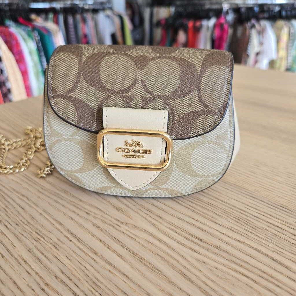 COACH MORGAN CARD CASE w chain