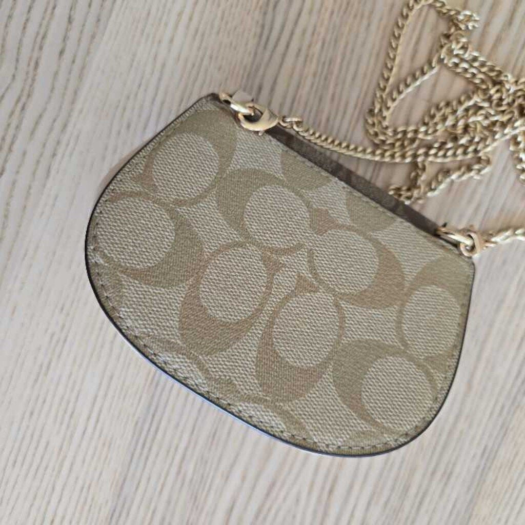 COACH MORGAN CARD CASE w chain