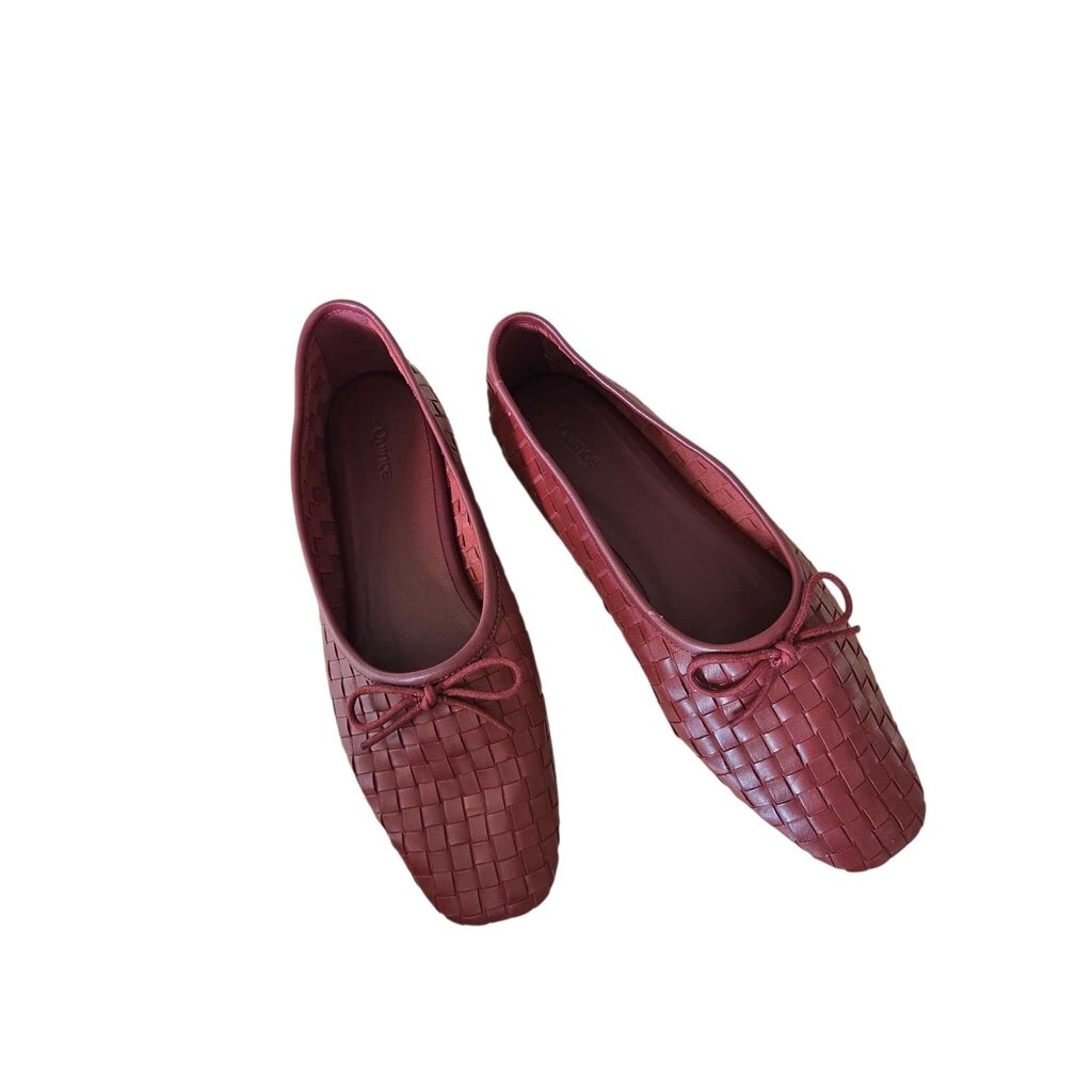 QUINCE BURGUNDY WINE SZ 8