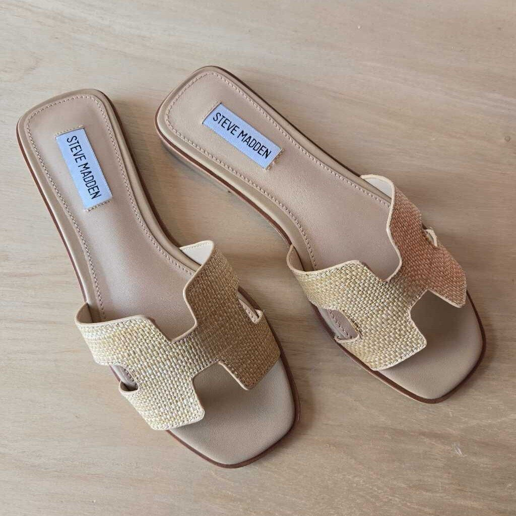 STEVE MADDEN HADYN raffia SZ 7.5