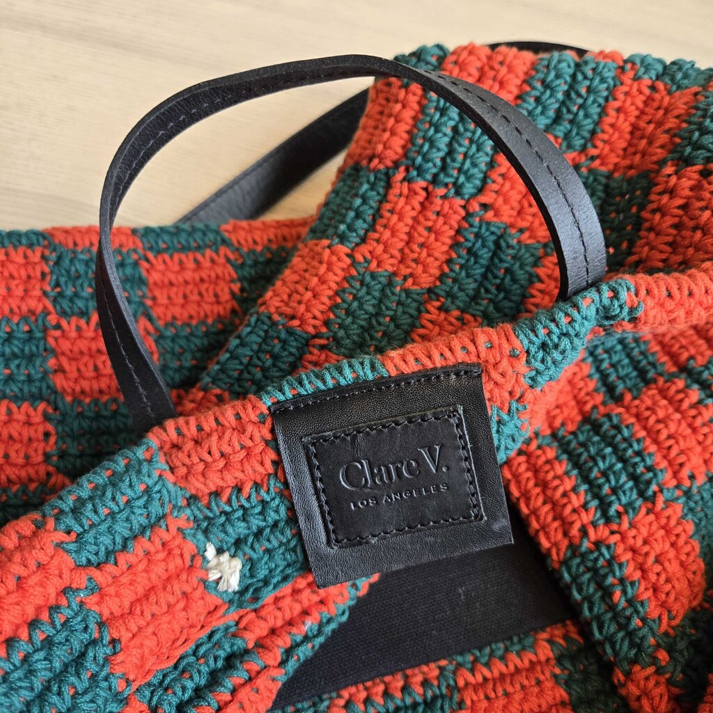 CLAIRE V SUMMER SIMPLE TOTE retail 295.00