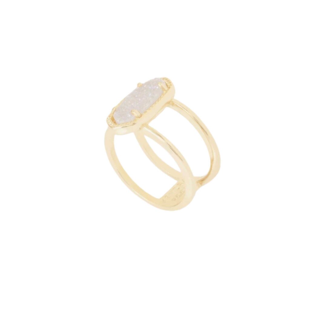 KENDRA SCOTT ELYSE GOLD retail 80.00 SZ 7.5