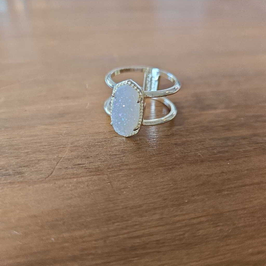 KENDRA SCOTT ELYSE GOLD retail 80.00 SZ 7.5