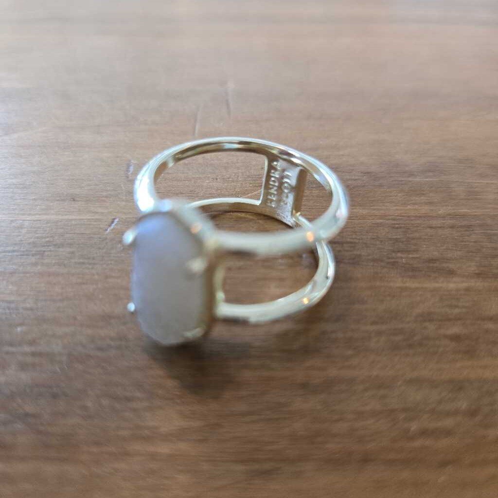 KENDRA SCOTT ELYSE GOLD retail 80.00 SZ 7.5