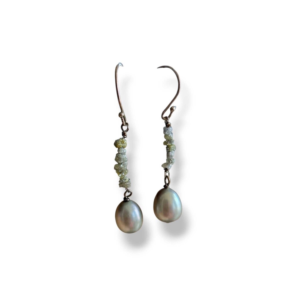 HELEN WANG sage beaded earrings
