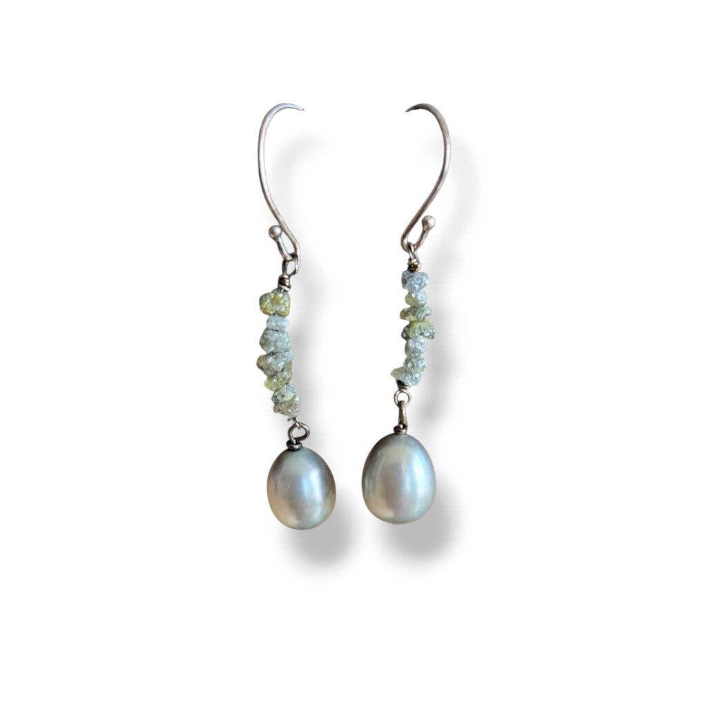 HELEN WANG sage beaded earrings