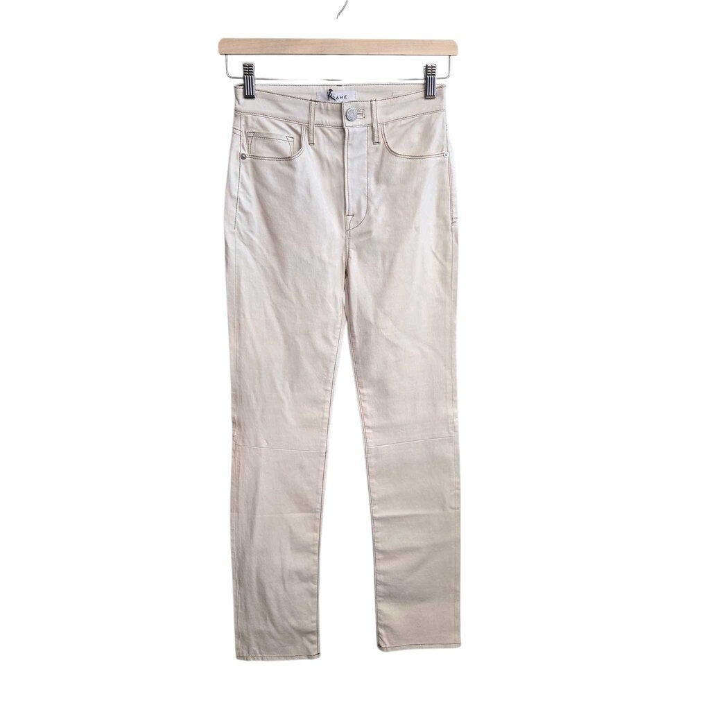 FRAME LE SUPER HIGH leather RETAIL 1198.00 24"