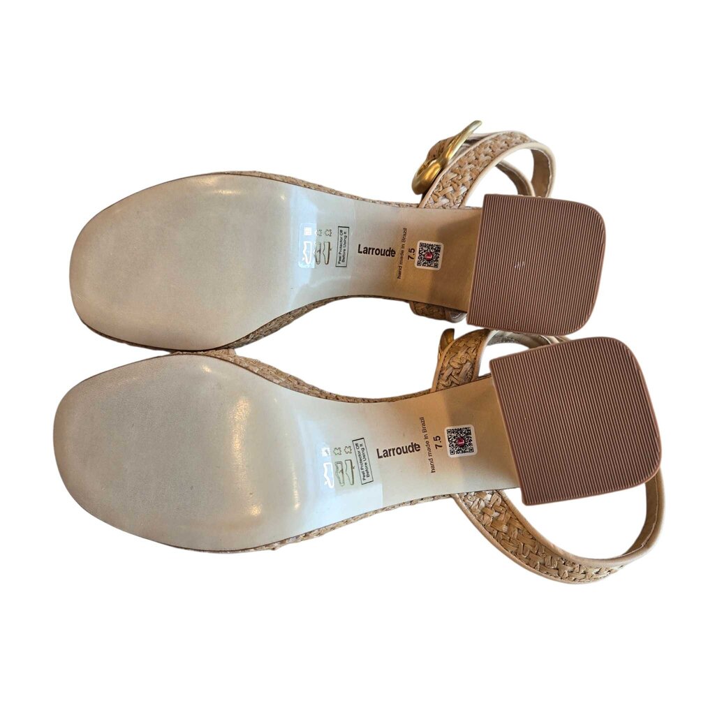 LARROUDE Dolly Verona Low Sandal retail 375.00 SZ 7.5