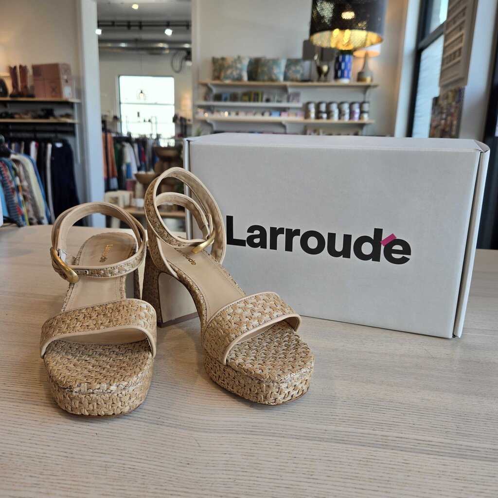 LARROUDE Dolly Verona Low Sandal retail 375.00 SZ 7.5