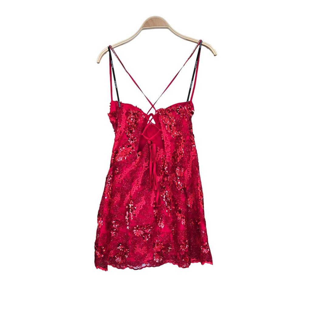 FOR LOVE & LEMONS opal mini dress nwt retail 279.00 SZ SMALL W