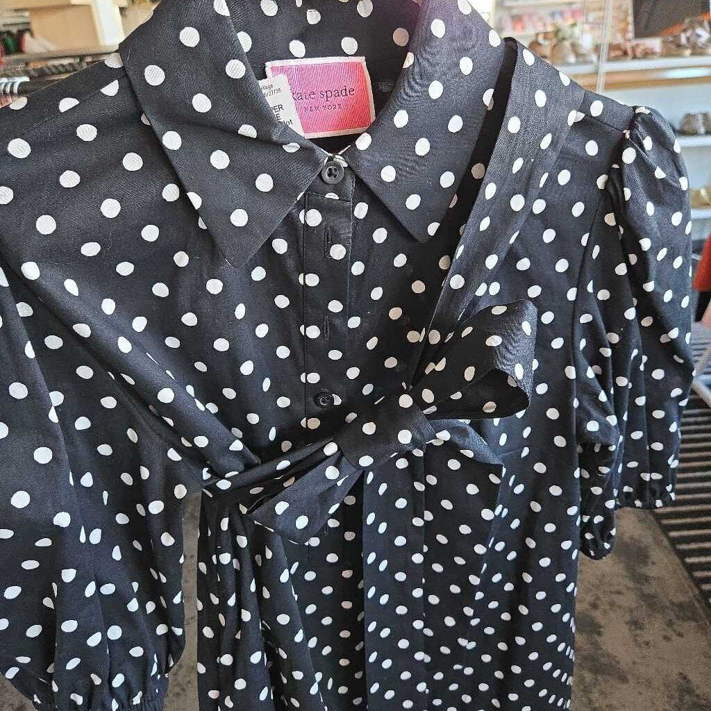 KATE SPADE harmony dot lake dress SZ SMALL W