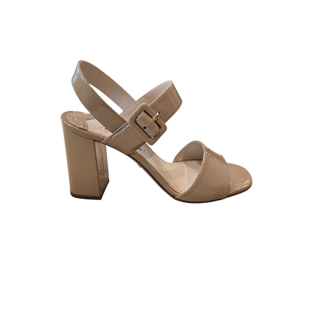PRADA VERNICE NUDE SZ 36.5 = 6.5