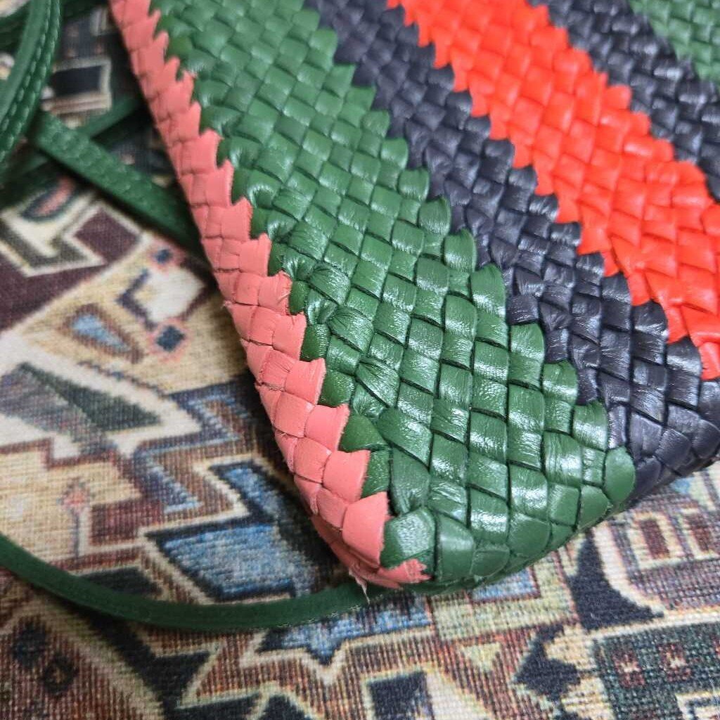 CLARE V. WOVEN POCHE retail 235.00