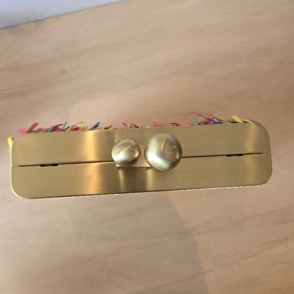 OLGA BERG CARNIVAL fringed clutch/crossbody
