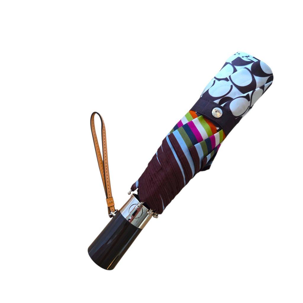 COACH LEGACY STRIPE compact UMBRELLA
