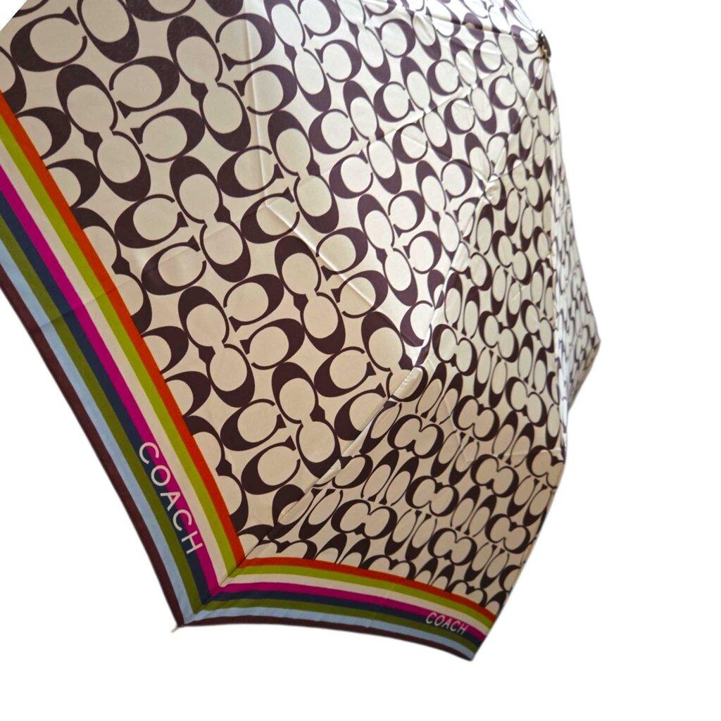 COACH LEGACY STRIPE compact UMBRELLA