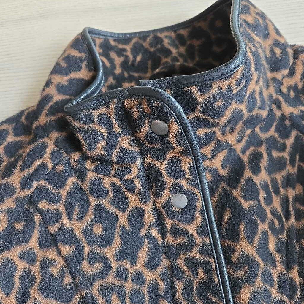TALBOTS ANIMAL PRINT COAT new 280.00 W