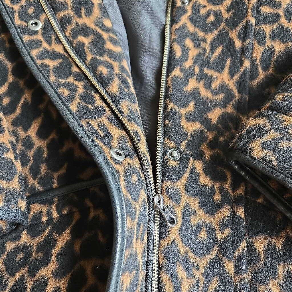 TALBOTS ANIMAL PRINT COAT new 280.00 W