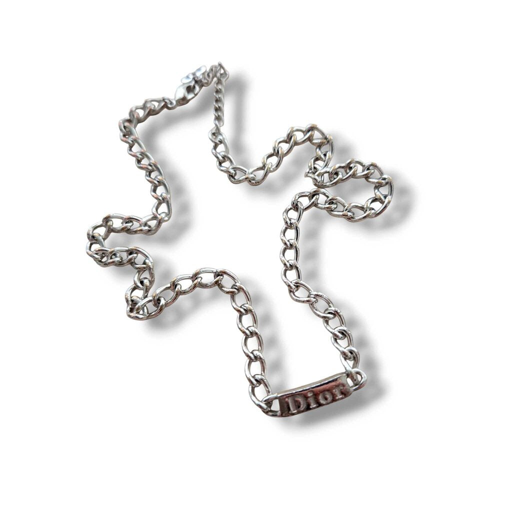 CHRISTIAN DIOR ID TAG necklace