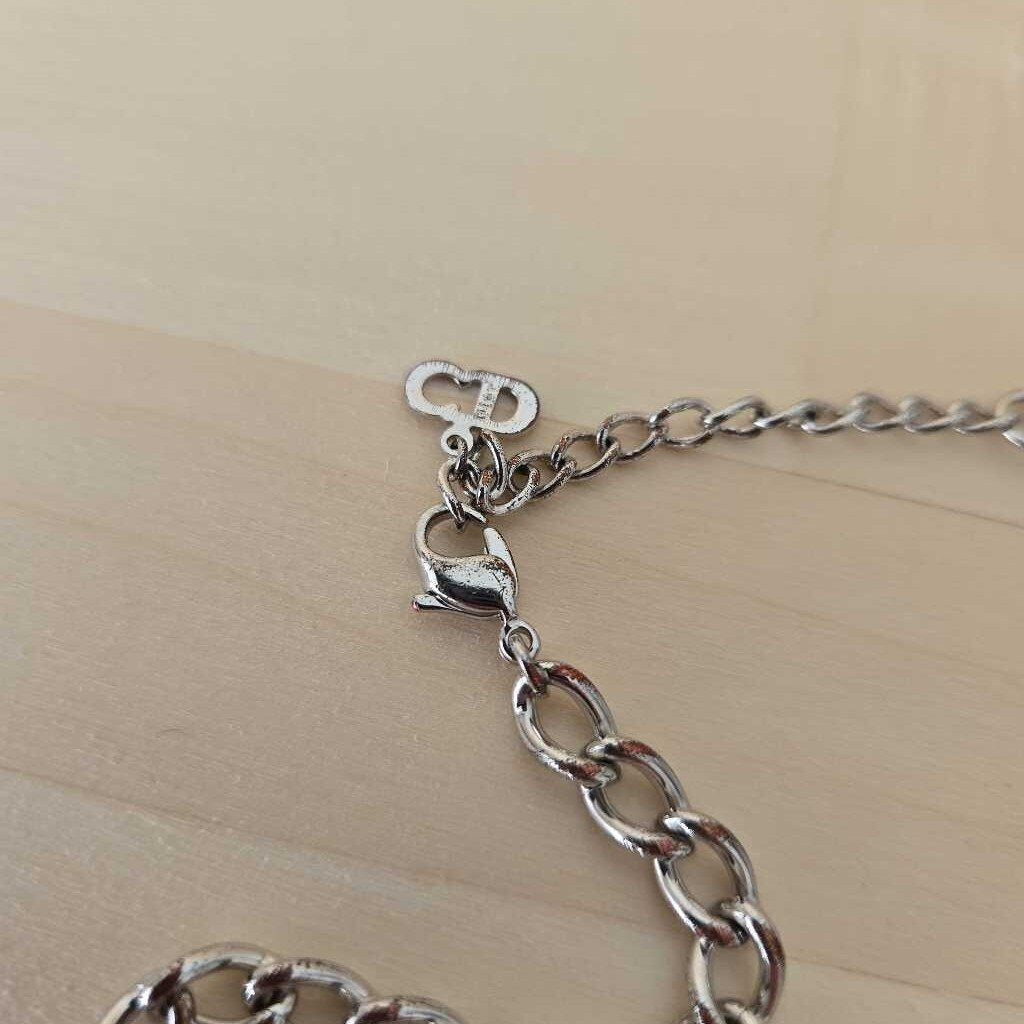 CHRISTIAN DIOR ID TAG necklace